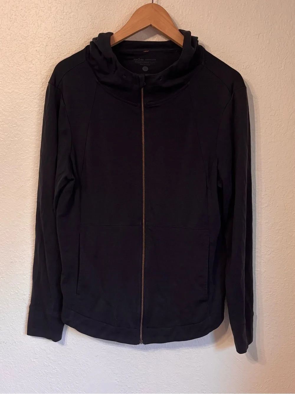 Qor Merino Wool Zip Hoodie Large - Picture 1 of 7